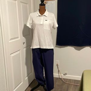 Lovingly used FIGS PRO set White on Navy